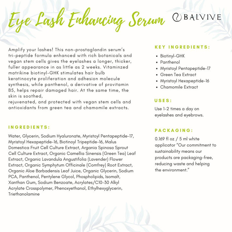 EYE LASH ENHANCING SERUM